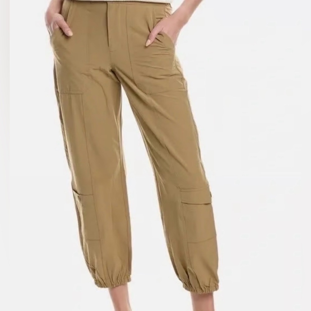 CAbi Galaxy Cargo‎ Pocket Tan Pants 6480 Size XS NWOT Stretchy High Waist